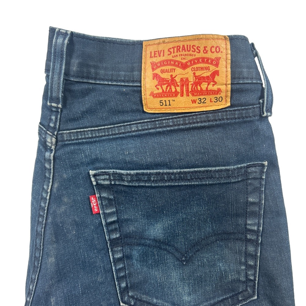 Levi's 511 Slim Fit Modern Skinny Stretch Jeans Dark Indigo 32x30